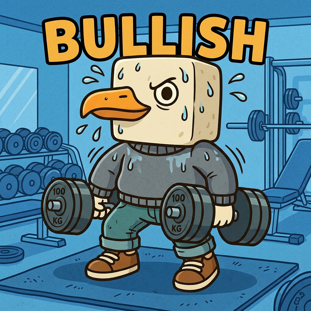 Chillgull lifting weights