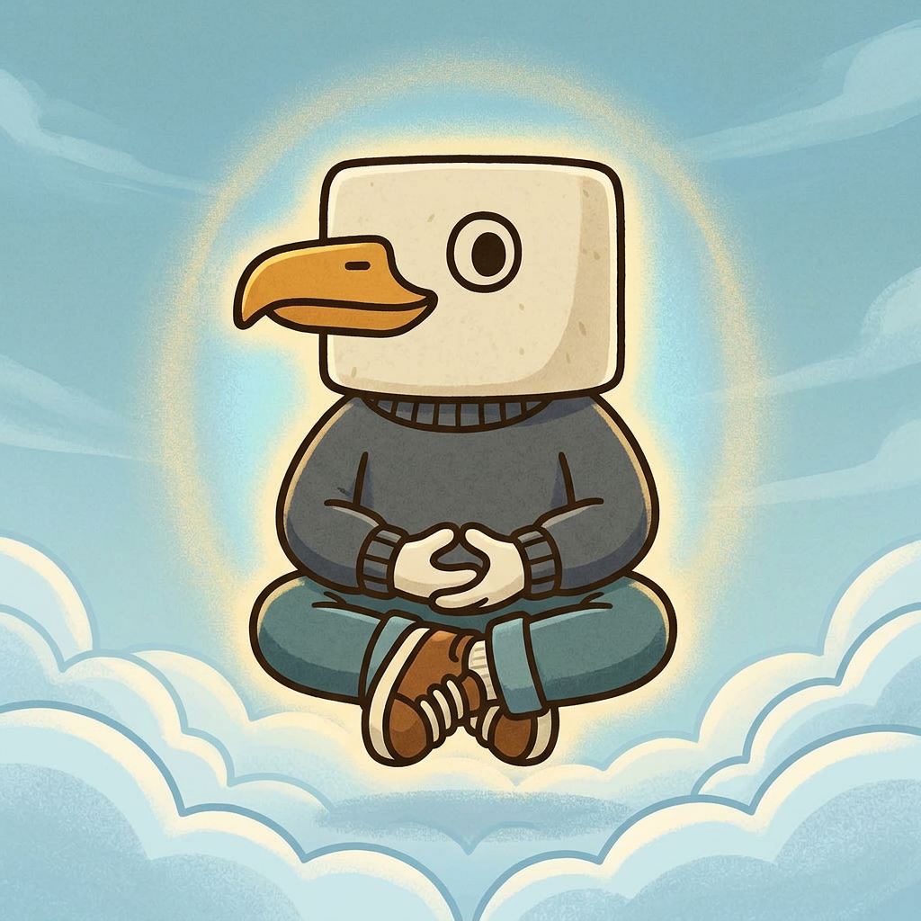 Chillgull meditating in the clouds