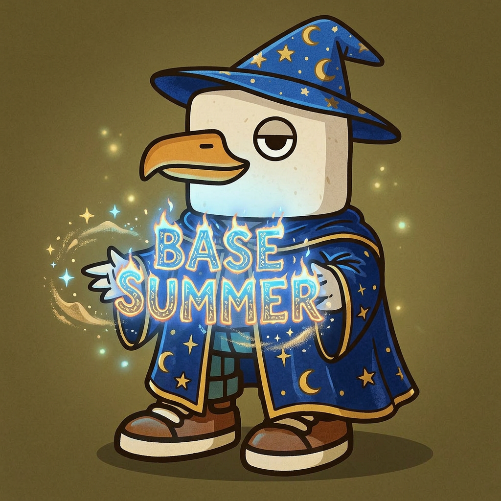 Chillgull casting a Base Summer spell